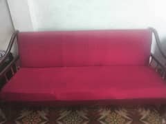 5 seater sofa original wooden