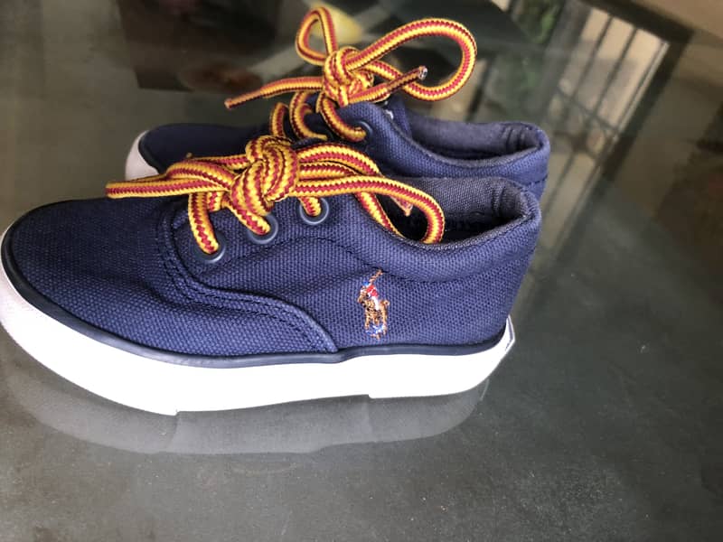 Polo Ralph Lauren Boys Keaton Canvas Sneakers (Original) 2