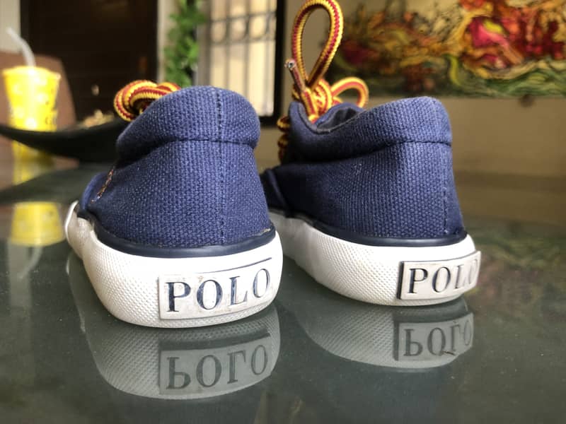 Polo Ralph Lauren Boys Keaton Canvas Sneakers (Original) 3