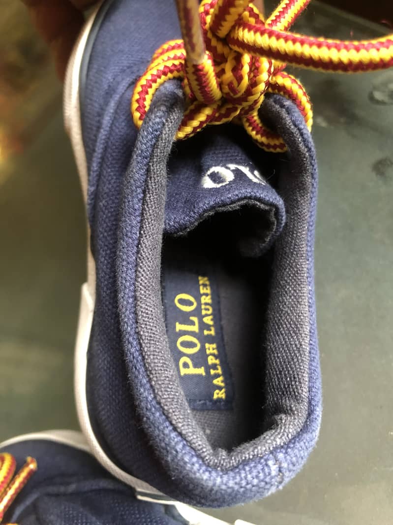 Polo Ralph Lauren Boys Keaton Canvas Sneakers (Original) 4