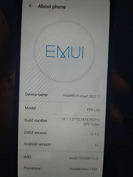 Huawei P smart 2021 mobile 1