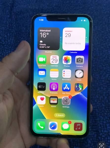 iPhone x 64Gb PTA approved 4