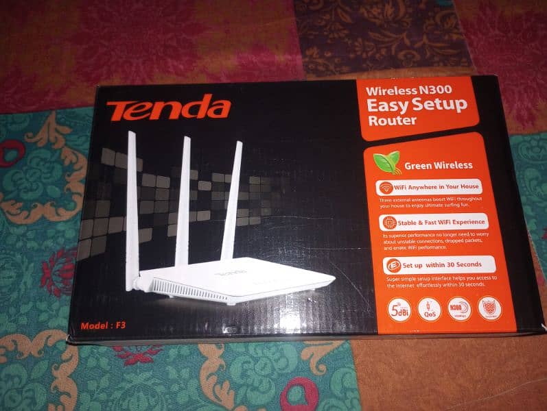 I want to sell my Tenda Wireless N300 Router 0