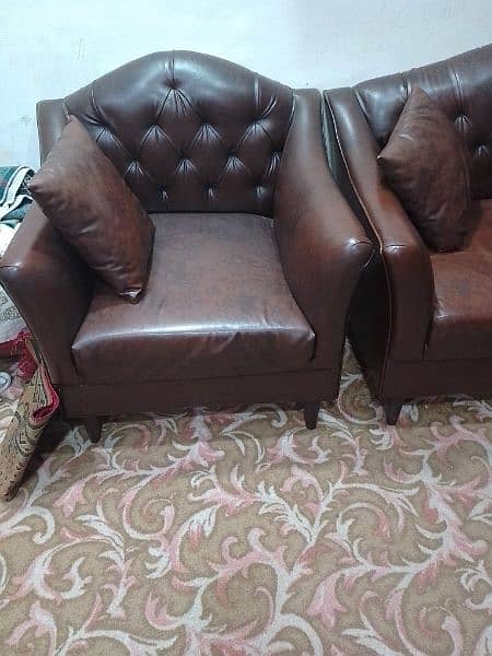 7 seater leather sofa set 2