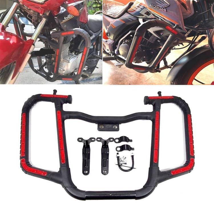 Ride Stays Safe with Our Imported Motorcycle Reflective Crash Guard! 0