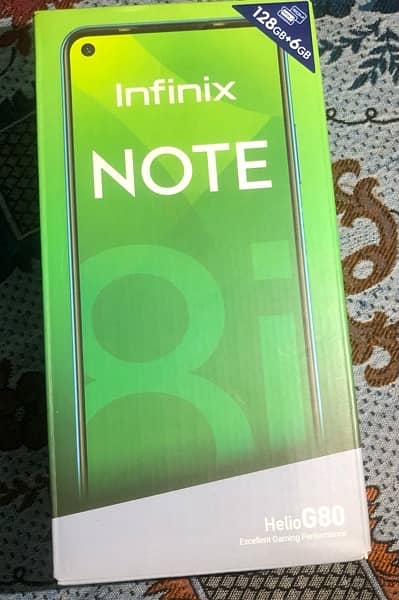 Infinix Note 8i , 6-128 , Helio G80 Free 6 Cases 2