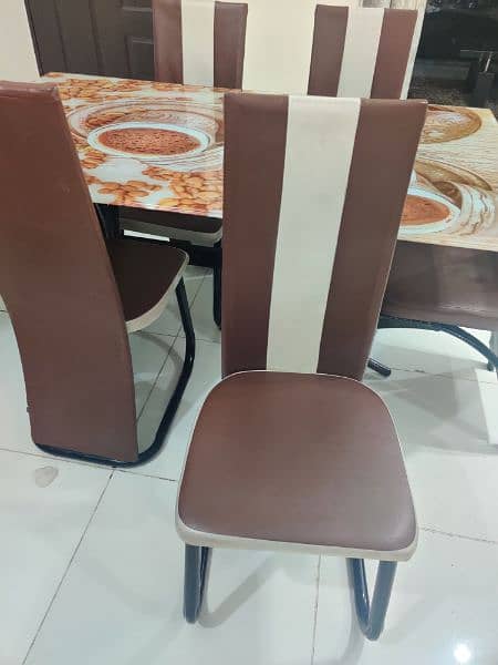 dinning table with 6 chair 3