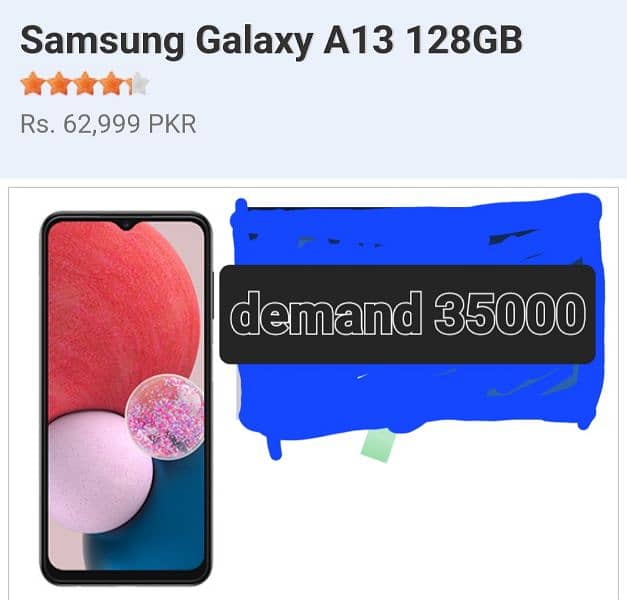 Samsung galaxy A 13 128gb 1
