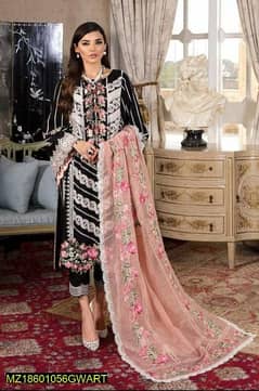 3 piece Embroidered suit