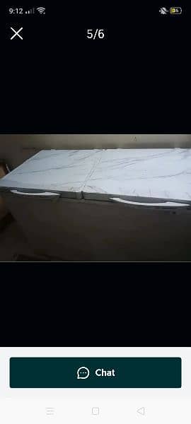 Dawlance double door deep freezer