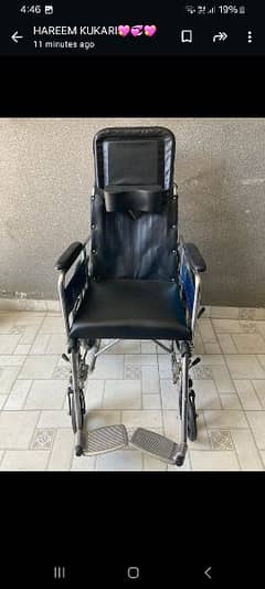wheelchair with all nesseries