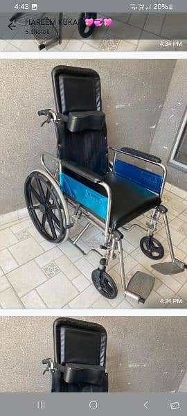 wheelchair with all nesseries 1