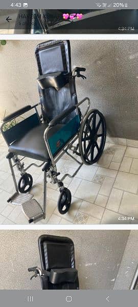 wheelchair with all nesseries 2