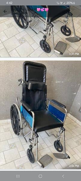wheelchair with all nesseries 4