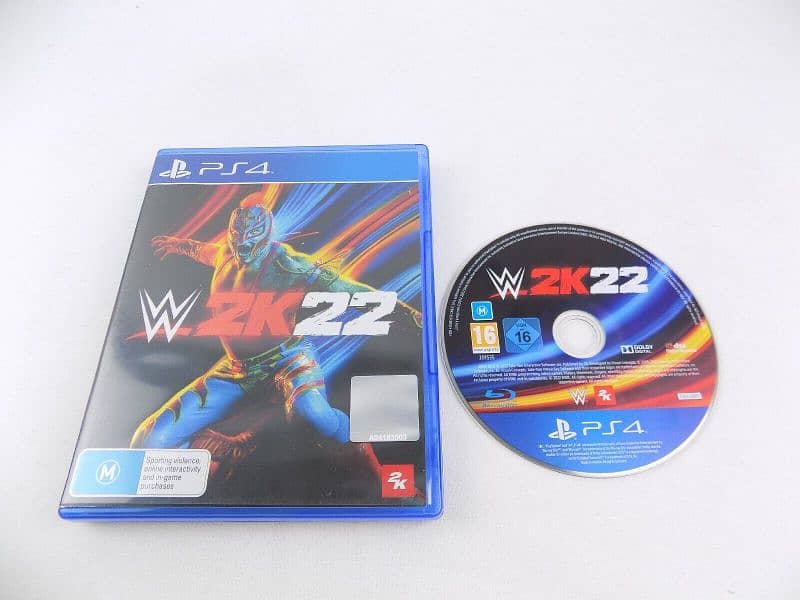 2k22 WWE disc 0