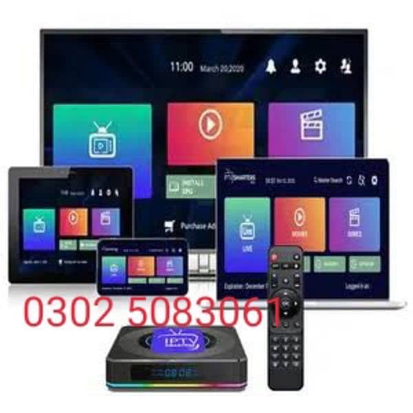 Iptv package available 0302 5083061 0