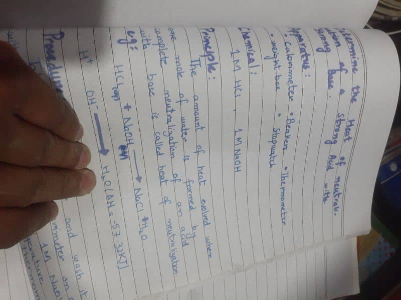 Chemistry practical notebook solve intermediate azeem academy 7