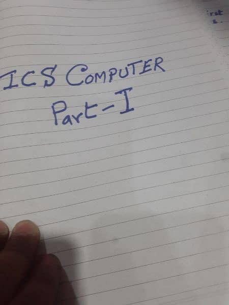 Computer practical notebook solve intermediate 1
