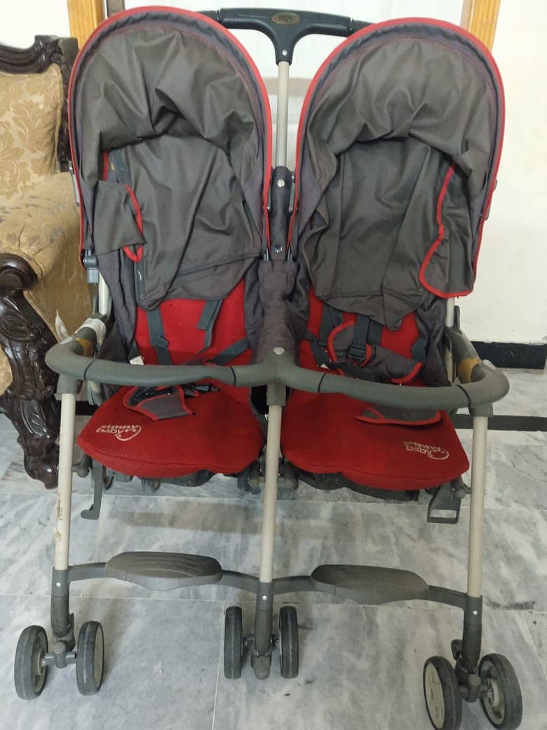 Twin Baby pram for sale 1