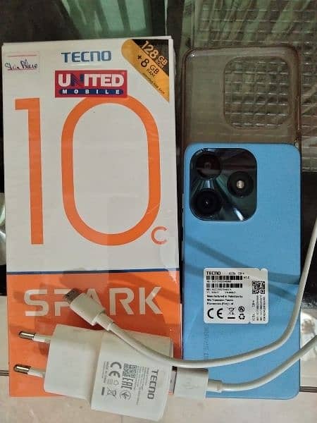 techno spark 10c 4+4/128GB in 5 months warranty 10/10 condition 0
