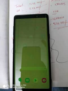 Samsung Galaxy Note 9 panel and mising me