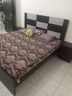 Bed available with side tables