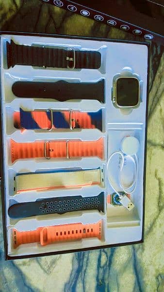 2 ultra smart watch 7 strips and 2 strips gift 0