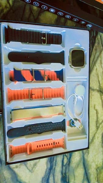 2 ultra smart watch 7 strips and 2 strips gift 1