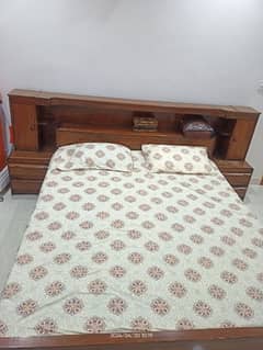 Pure wood used bed for sale