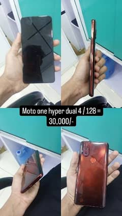 Moto one hyper dual 4 / 128 = 30,000/- 0