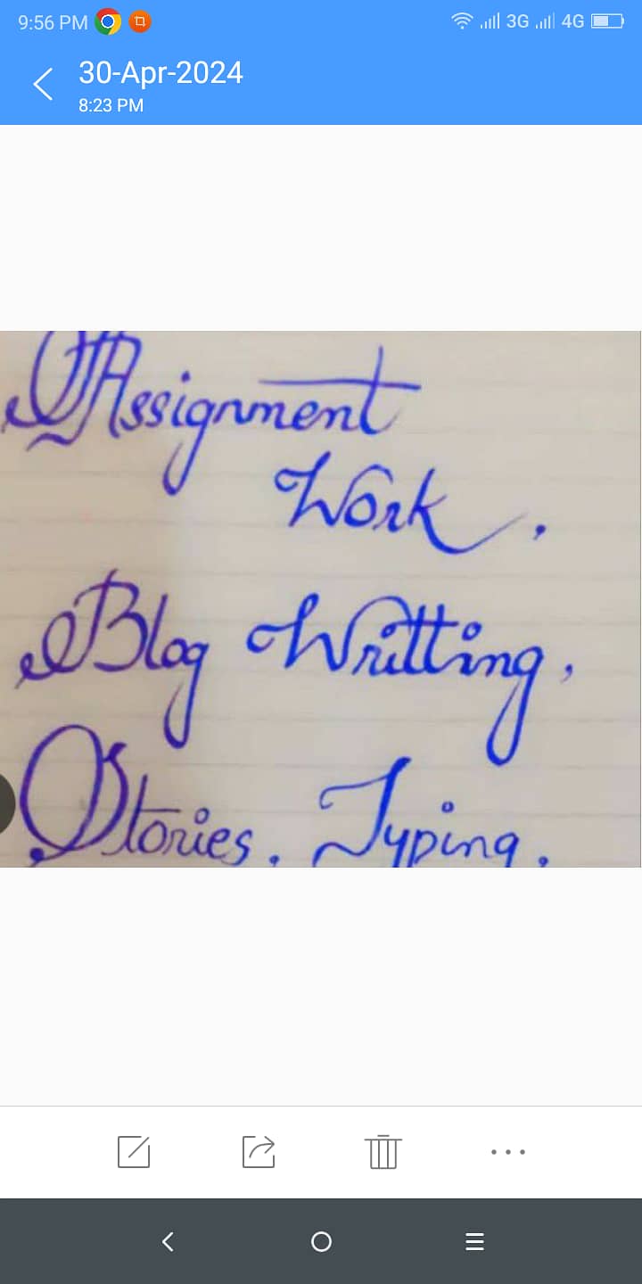 Handwritten assignment 6