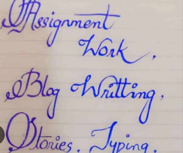Handwritten assignment 17
