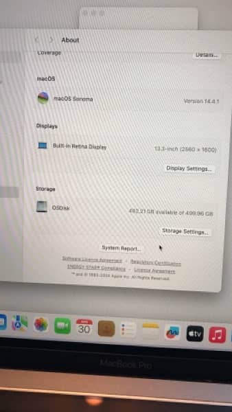 MacBook Pro 2019 Core-i7 (0 CYCLE COUNT) CTO Version 7