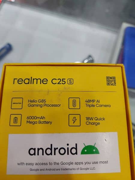 realme c25s ( 4/128) in 10/10 condition full box 2