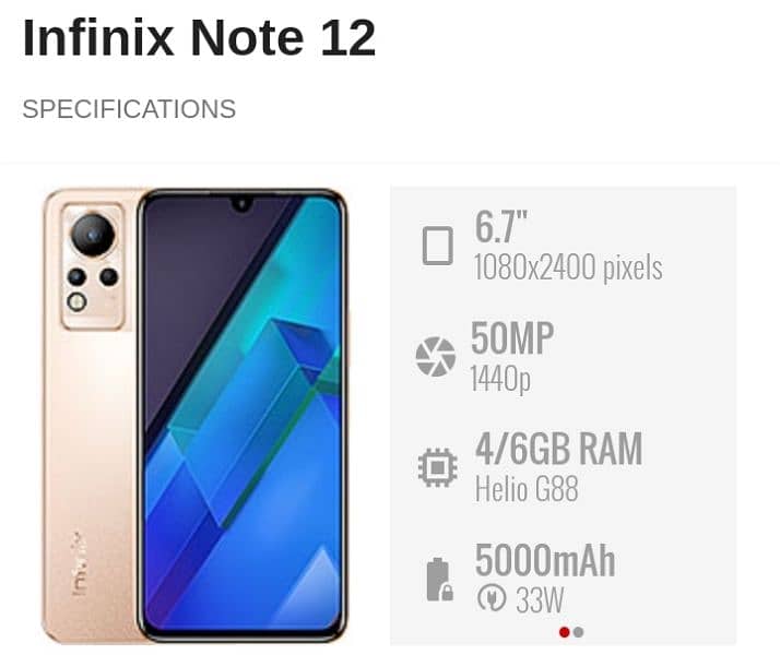 A1 Condition Infinix Note 12 7