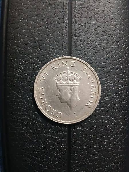 Half Rupee George VI King Emperor 1946-47 2