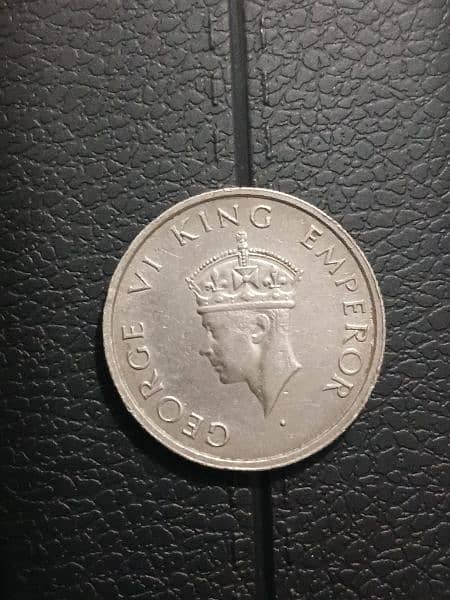 Half Rupee George VI King Emperor 1946-47 3