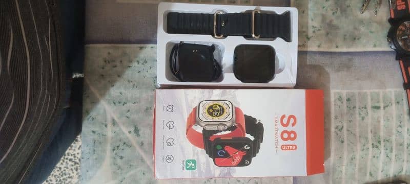 S8 ultra smartwatch black color 0