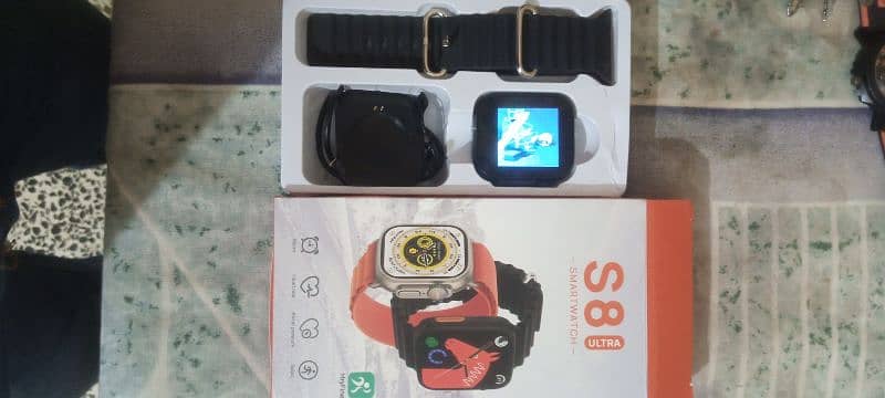 S8 ultra smartwatch black color 5