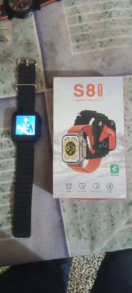 S8 ultra smartwatch black color 6