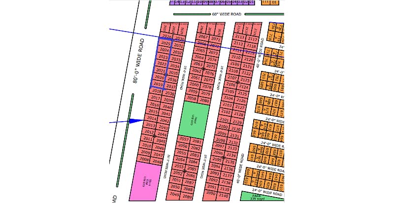 PLOT SALE IN NORTH TOWN RESIDENCY SUPERIOR BLOCK 3