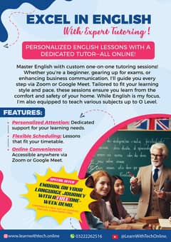 Master English and More with Personalized Online Tutoring