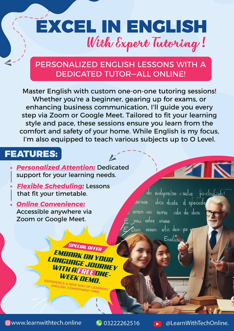 Master English and More with Personalized Online Tutoring 0