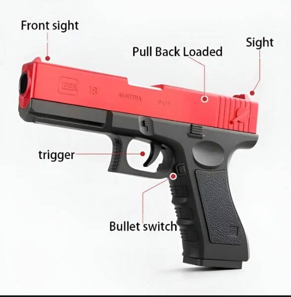 Toy Gun - Air Gun - Nerf Bullets - Gun - Soft Bullets toy gun 2