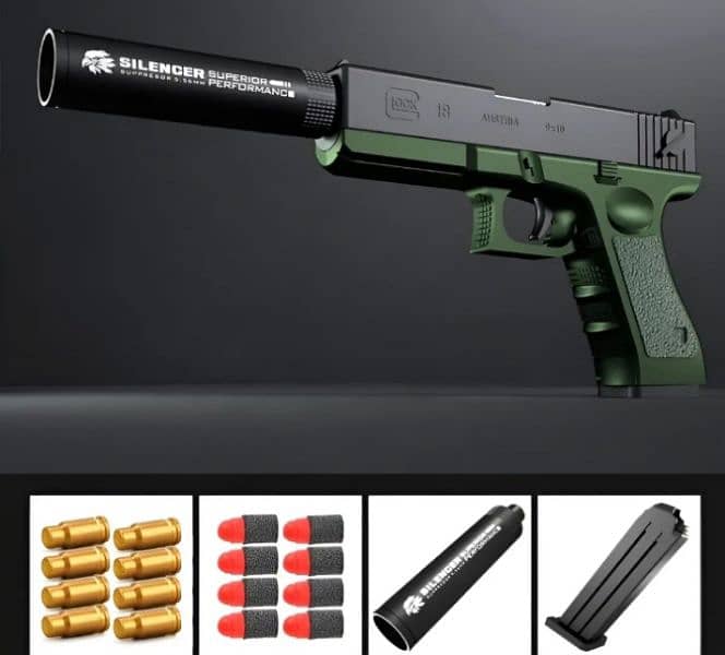Toy Gun - Air Gun - Nerf Bullets - Gun - Soft Bullets toy gun 3