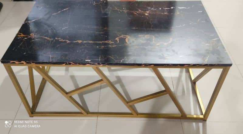 centre and dining table Black Marble Colour 2