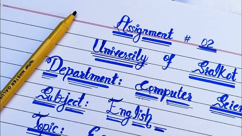 Hand writing Assignments 3