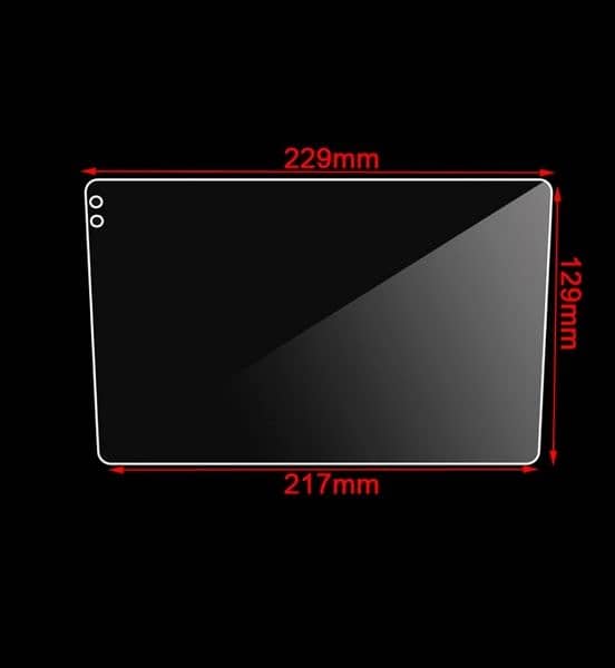 Car Tempered Glass Protective Film for 9 inch LCD Screen 0