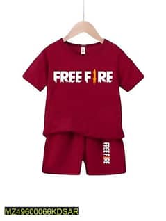 2 Pcs Boy's Stitched Micro Printed Track Suit