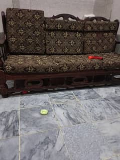 2 used sofa & table in good condition